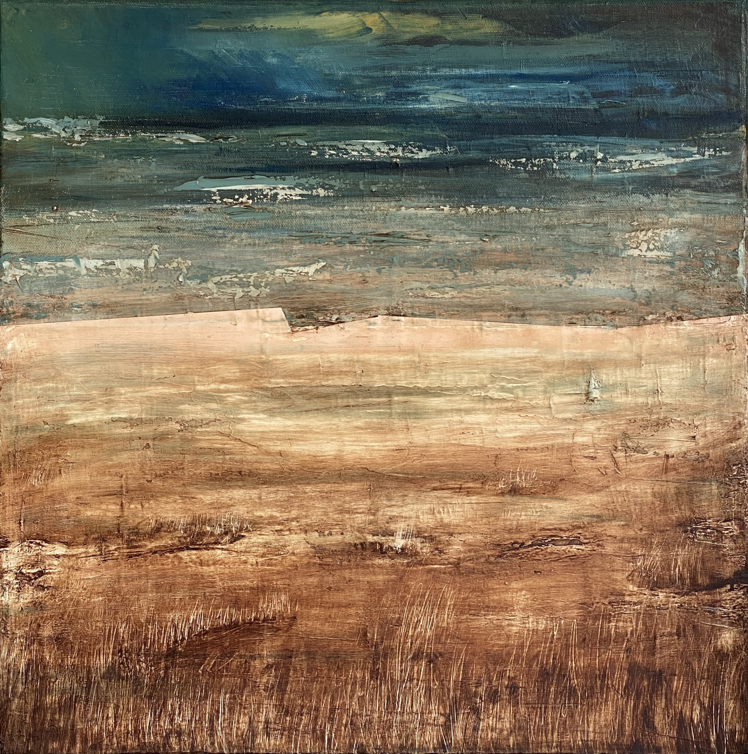 Before the storm, oil on canvas, 40x40cm, 2023 Before the storm, oil on canvas, 40x40cm, 2023